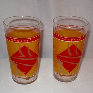 (2) Kentucky Derby Glasses 133rd Running 2007 Mint Condition BONUS PIN